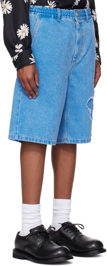 Kratke hlače Marni Marni Patch Denim Shorts Modra | PUJU0070Q2 USCX34, 1