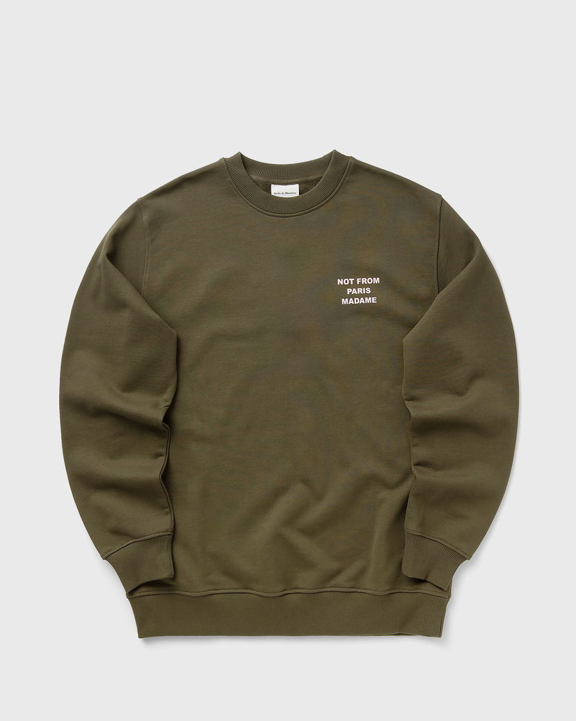 Pulover Drôle de Monsieur Slogan Sweatshirt Zelena | I-SW149-CO127-KK