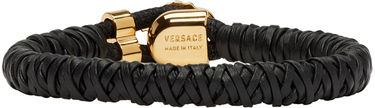 Zapestnica Versace Versace Woven Medusa Bracelet Črna | DG06691 DMTN, 3