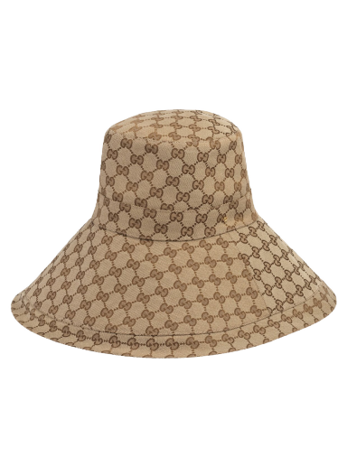 Klobuk Gucci GG Canvas Wide Brim Hat Bež | 631958 KQW00 9700