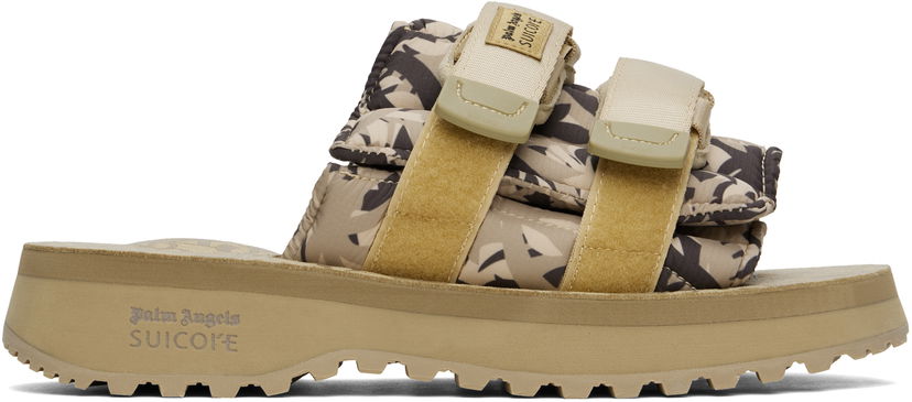 Modni dodatki Palm Angels Palm Angels Suicoke Edition Moto-P Sandals Bež | PWIH030F24FAB0026061