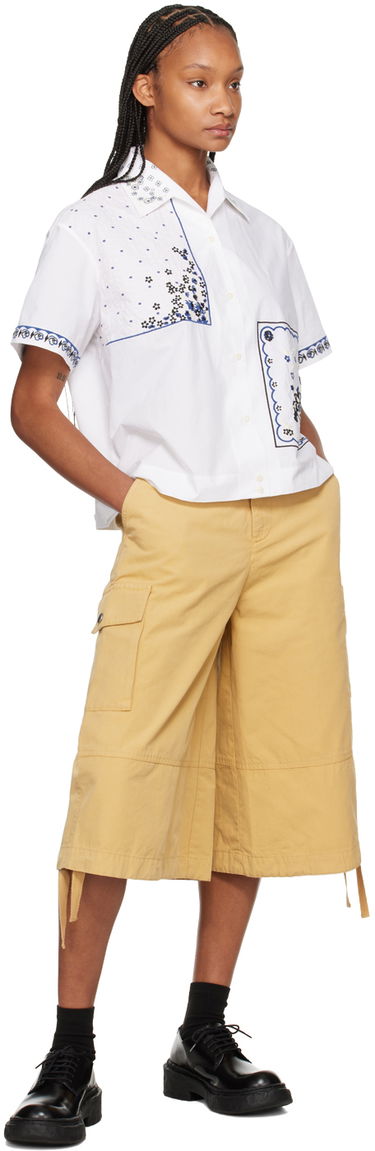 Kratke hlače YMC YMC Venice Cargo Shorts Rumena | Q4WAO, 3
