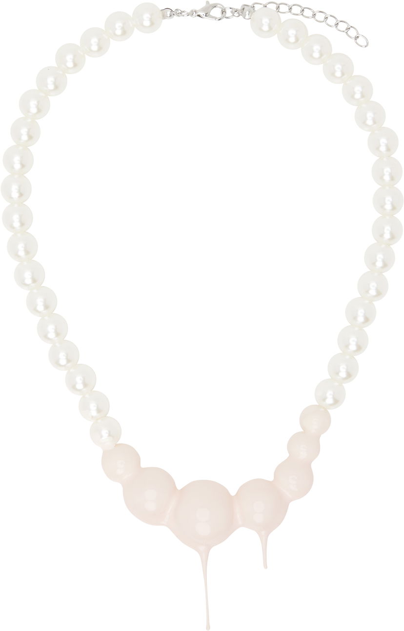 Ogrlica Ottolinger Ottolinger Dipped Faux Pearl Necklace Bela | 125-902925-02