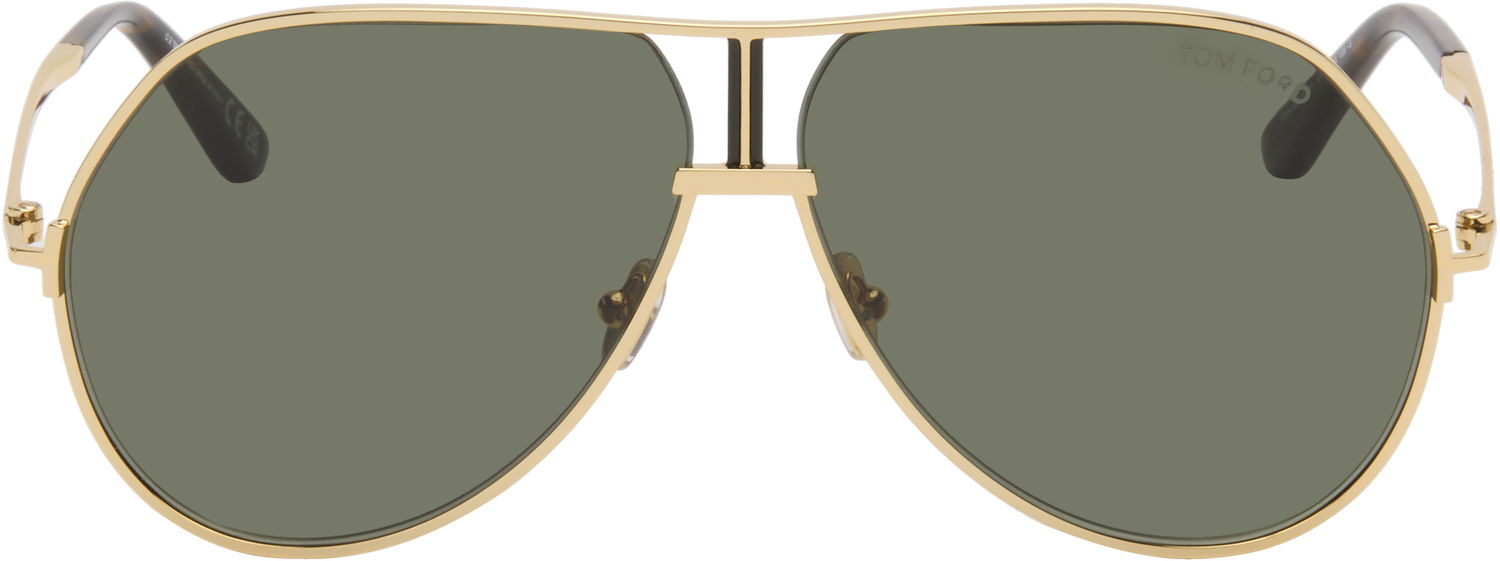 Sončna očala Tom Ford Tom Ford Rickie-02 Aviator Sunglasses Rumena | FT1281_6330N, 0