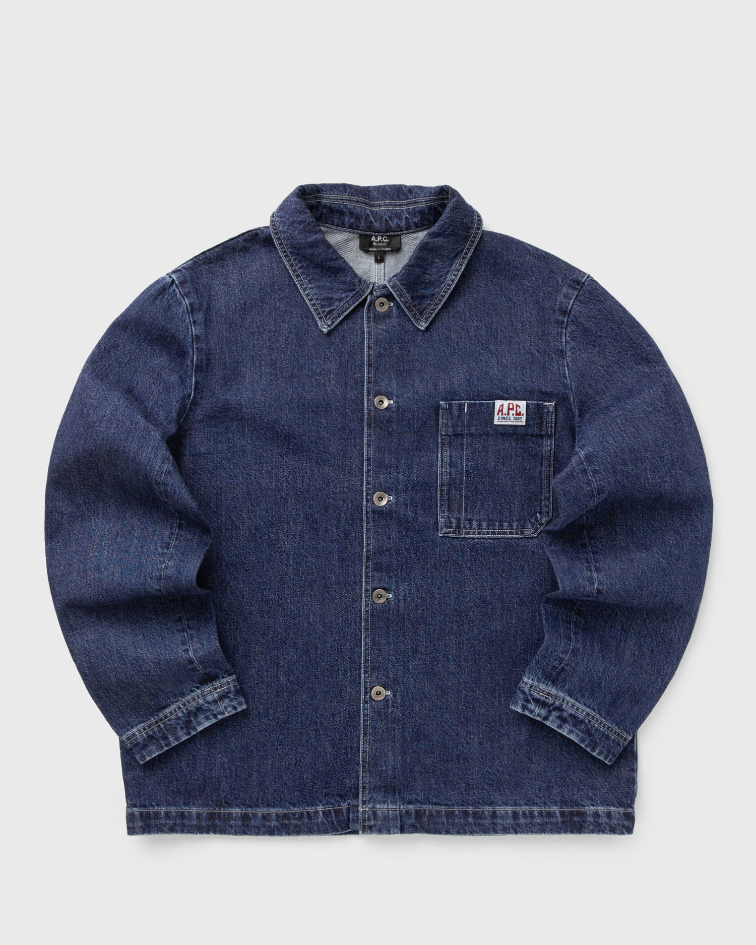 Srajce A.P.C. Denim Chore Jacket Mornarica | COHET-H02994-IAL, 0