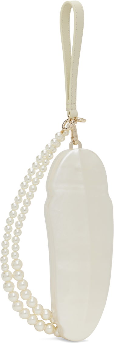Torbica Simone Rocha Simone Rocha Feather Pearl Bag Bela | BAG180CB 0773, 1