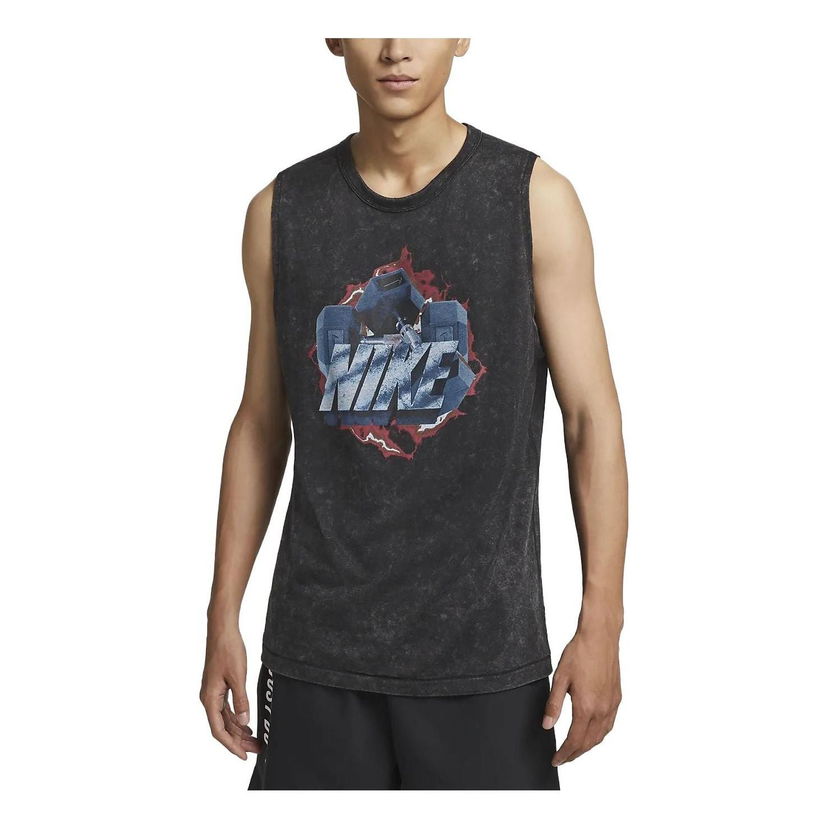 Majica brez rokavov Nike Training Gym Tank Top Črna | DX0909-010
