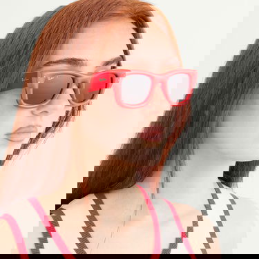 Sončna očala Ray-Ban A$AP Rocky Wayfarer Puffer Sunglasses Rdeča | 0RB4940-47-683187, 6