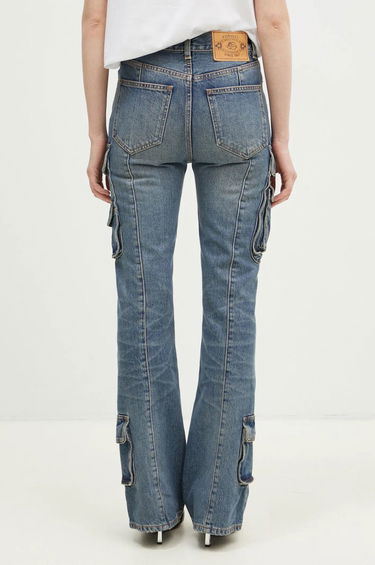 Kavbojke Fiorucci Multipocket Flared High Waist Jeans Modra | U01FMDJE083DN01DN02, 2