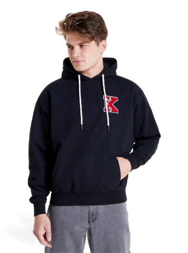 Pulover Karl Kani Retro Patch Hoodie Črna | KM223-049-2