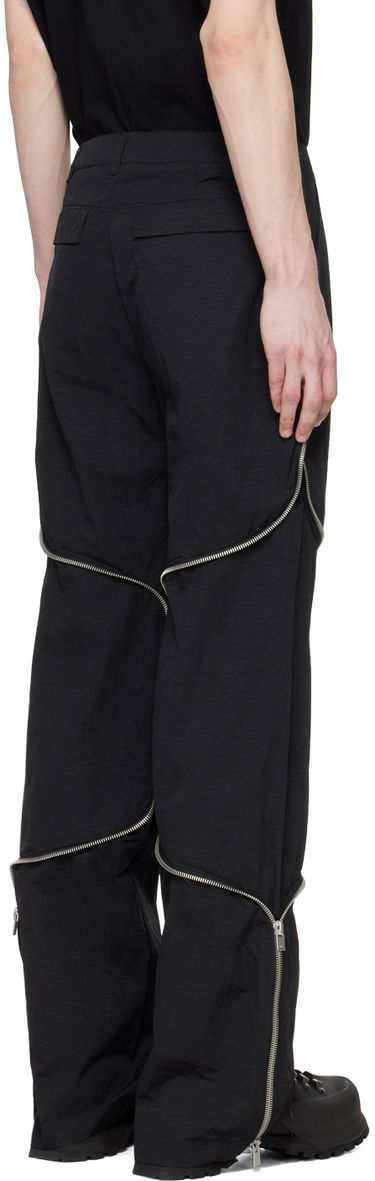 Cargo hlače HELIOT EMIL Phyllotaxis Zip Detail Trousers Črna | PRESS24_M_10_156_BLK01, 2