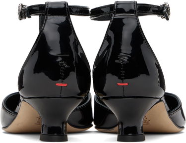 Modni dodatki Aeyde Aeyde Liz T-Bar Kitten Heels Črna | A11-PU0596005001-225, 1