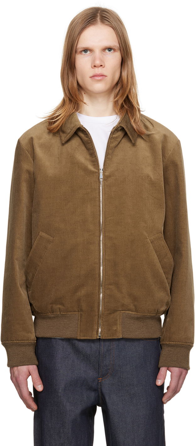 Jakna A.P.C. Gilles Bomber Jacket Rjava | COESY-H02706, 0