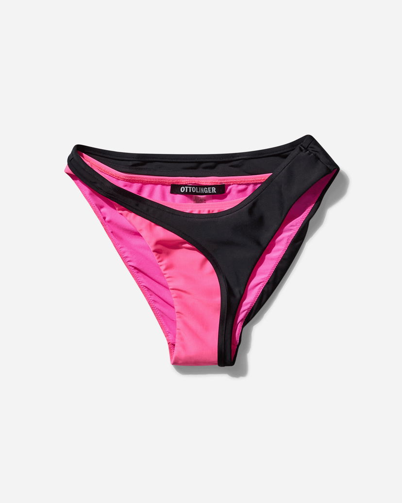 Kopalke Ottolinger Layered Bikini Bottom Črna | 10280020304 PNKBLK