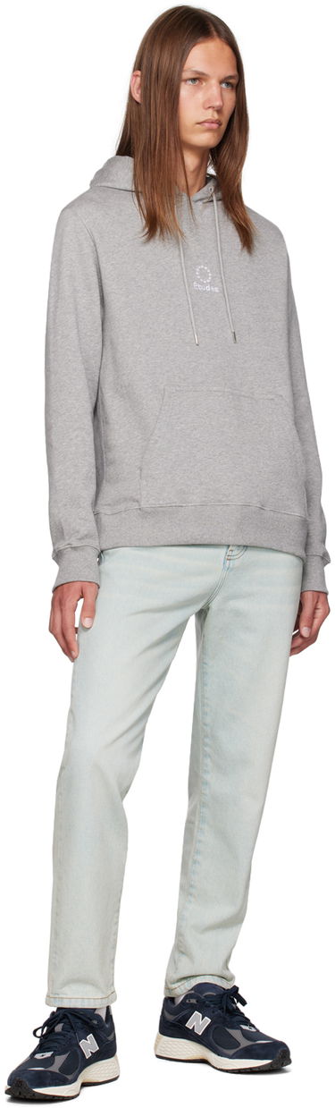 Pulover Études Hoodie With Logo Print Siva | C00ME252A02282, 3