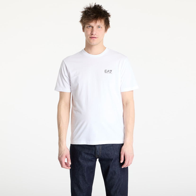 Majica Emporio Armani EA7 Emporio Armani Train Logo Series T-Shirt Bela | 7M000567AF10375M0003
