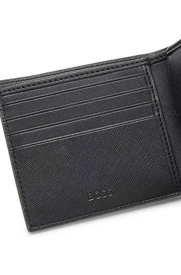 Denarnica BOSS Monogram wallet with foil-embossed logo Siva | 50552830, 1