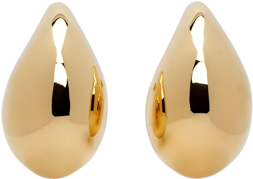 Uhani Bottega Veneta Drop Earrings Bež | 720038 VAHU0