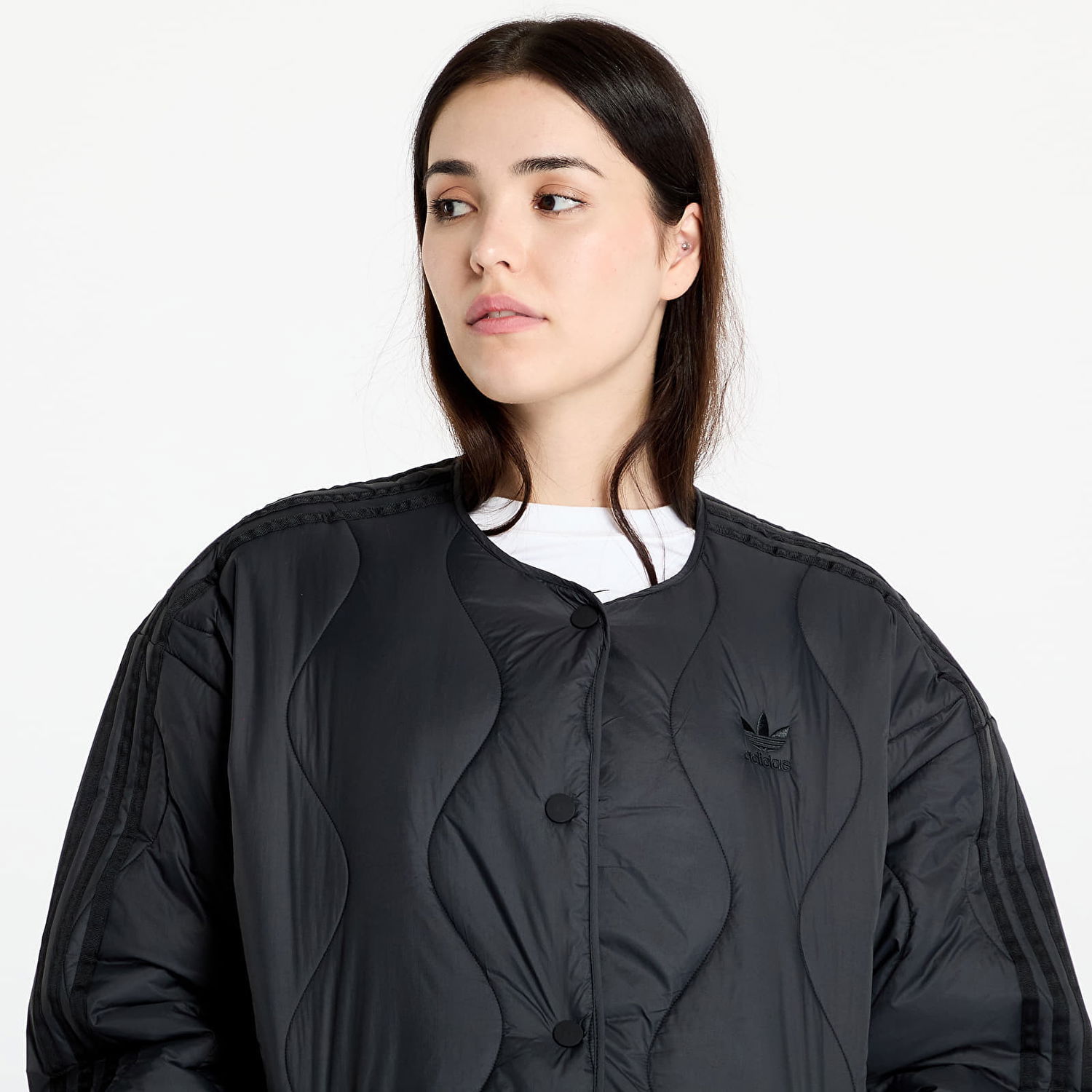 Jakna adidas Originals Quilted Liner Jacket Black Črna | JJ4353, 1