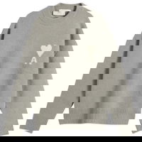 Men's Alpaca Knit ADC Crew Neck Jumper, Size Large