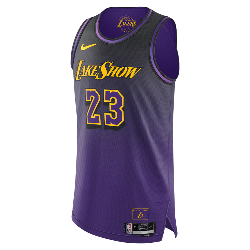 Dres Nike Dri-FIT ADV Authentic LeBron James City Edition Basketball Jersey Lila | FQ4469-504