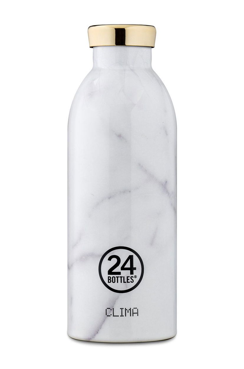 Steklenica za pitje 24Bottles Clima 500 ml Water Bottle Bela | Clima.500.Carrara