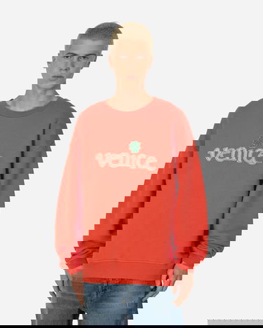 Pulover ERL Crewneck Sweatshirt Rdeča | ERL08T025 1, 1