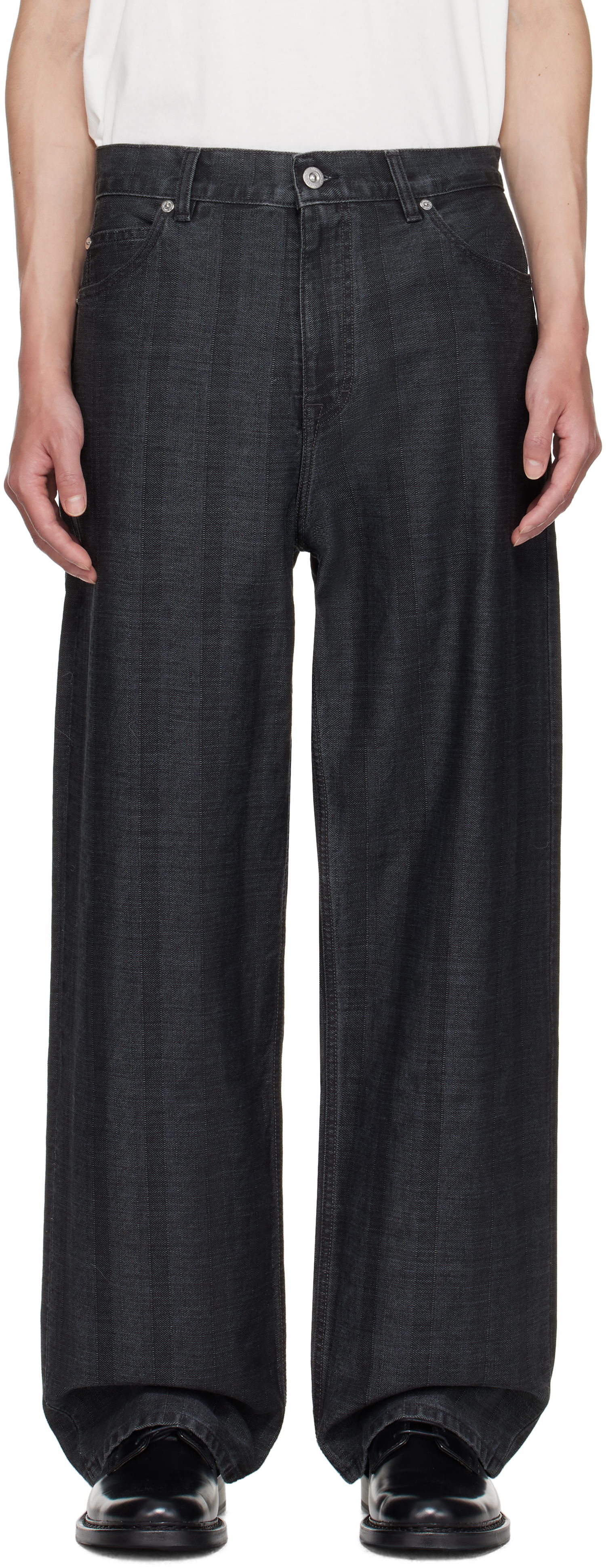 Kavbojke OUR LEGACY Our Legacy Vast Cut Jeans Črna | M4255VB, 0