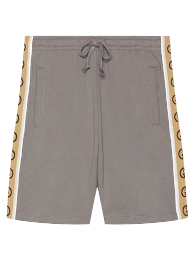 Kratke hlače Gucci Cotton Jersey Shorts Siva | 630715 XJBUW 1233