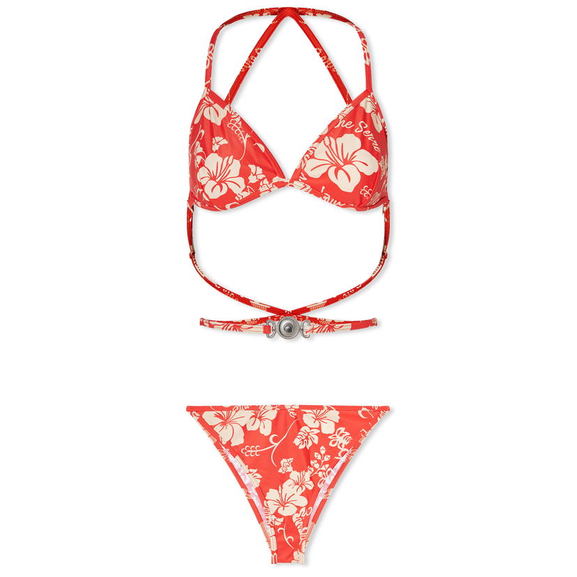 Kopalke Marine Serre Floral Print Bikini in Rdeča | WSW002-RD10