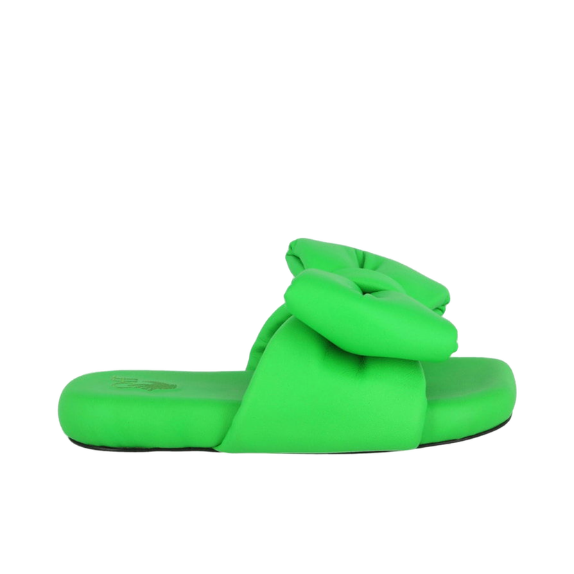 Superge in čevlji Off-White Nappa Extra Padded Slipper Green W Zelena | OWIC005S22LEA0015500