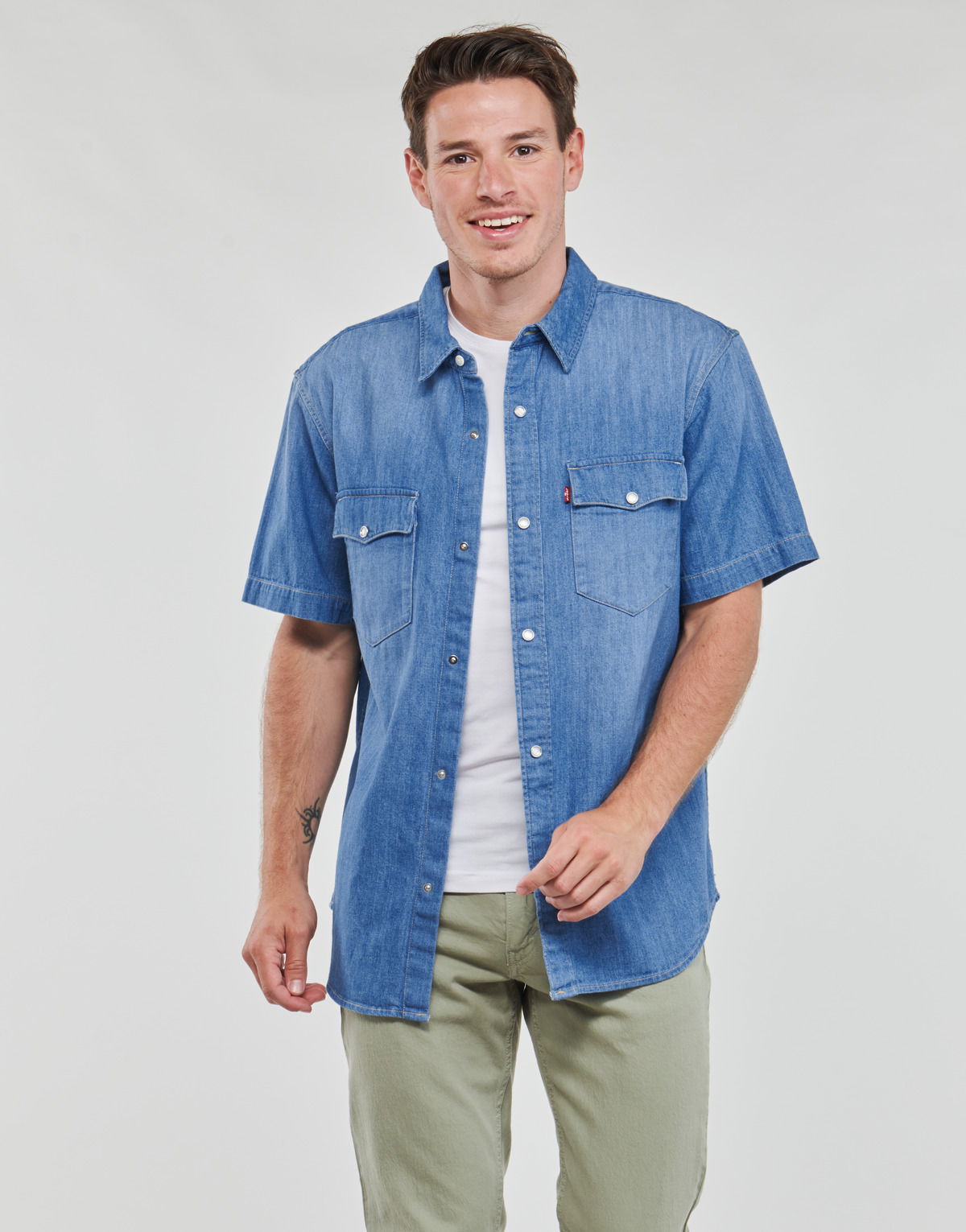 Srajce Levi's SS RELAXED FIT WESTERN Mornarica | A5722-0006, 1