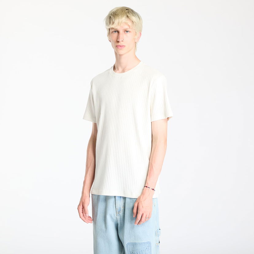 Majica CALVIN KLEIN Linear Quilted Tee Ivory Bela | J30J326149 YBI
