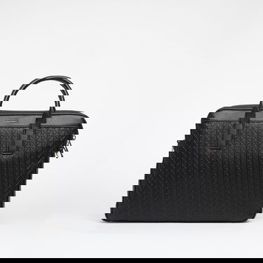 Torba za čez ramo CALVIN KLEIN Calvin Klein Emblem Emboss Work Bag Črna | LV04D3265G UB1, 0
