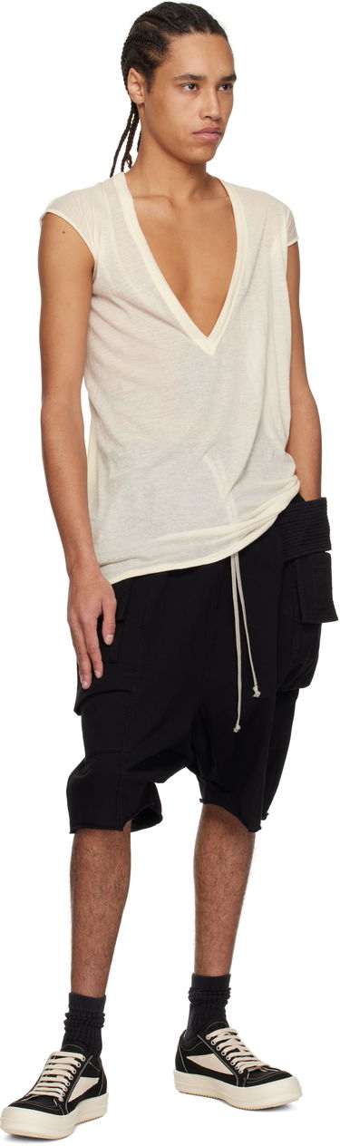 Kratke hlače Rick Owens Rick Owens DRKSHDW Hollywood Creatch Drawstring Cargo Shorts Črna | DU01E3382 RIG, 3