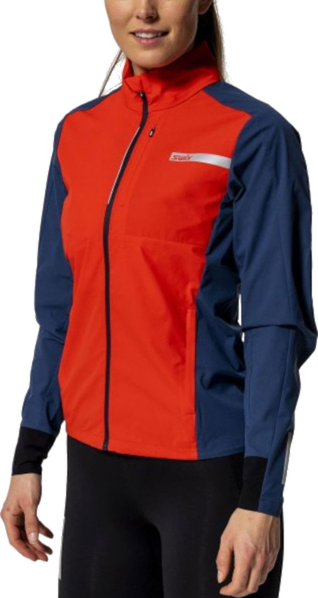 Vetrovka SWIX Swix Roadline Wind Jacket Rdeča | 10020-23-99980