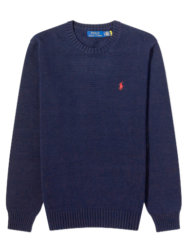 Pleteni pulover Polo by Ralph Lauren Crewneck Knit Mornarica | 710810846001