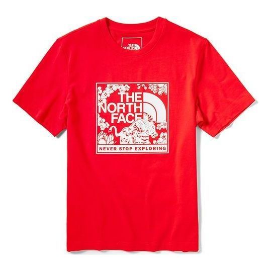 Majica The North Face Celebration Graphic T-Shirt Rdeča | NF0A4U8S-15Q
