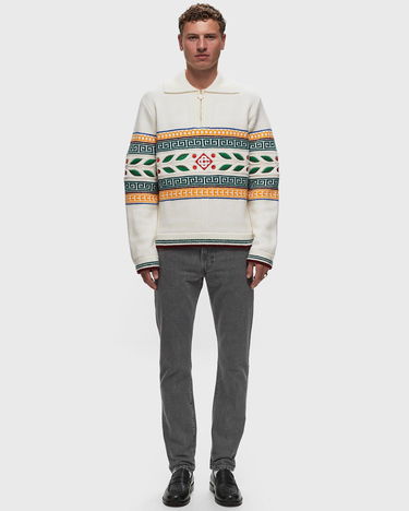 Pleteni pulover Casablanca LAURIEL OLYMPIQUE JUMPER Zelena | MF24-KW-773-01, 1