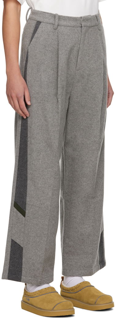 Hlače ADER ERROR Wool Straight-Leg Trousers Siva | BMADFWSA0203GR, 1