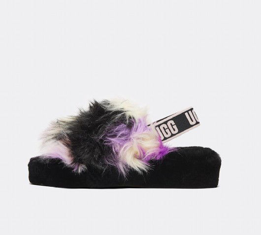 Superge in čevlji UGG Fluff Yeah Slide Črna | 1117326-MGNL