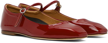 Oblačila Aeyde Aeyde Uma Ballerina Flats Rdeča | A11-FL-RAZS08FL-123-406-048, 3