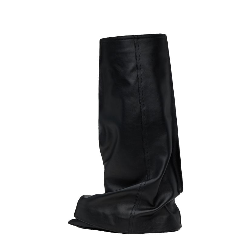 Superge in čevlji sacai Leather Pants Medium Tall Boots Črna | 24-07602