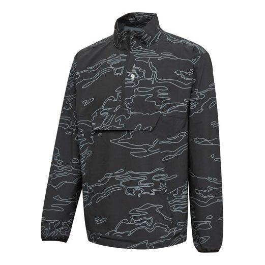 Vetrovka New Balance Printed Anorak Jacket Črna | MT11179-BPT