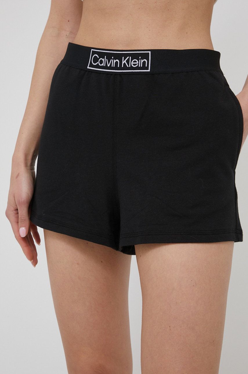 Pižame CALVIN KLEIN Pyjama Shorts Črna | 000QS6799E.PPYY, 0