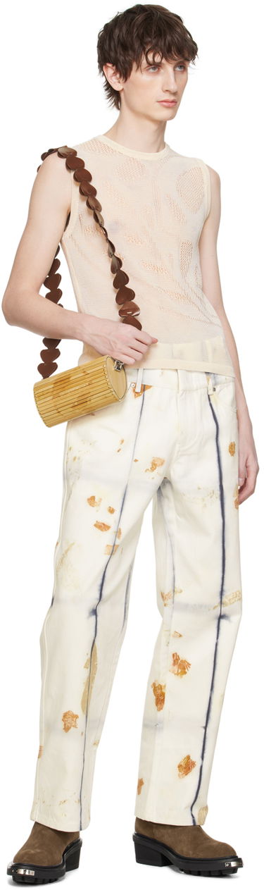 Torbica Feng Chen Wang Feng Chen Wang Heart Shaped Bamboo Bag Bež | FUS17AC05, 3