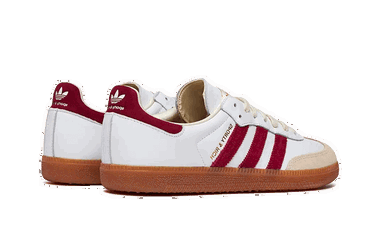 Superge in čevlji adidas Originals Sporty & Rich x Samba "White Burgundy" Bordo | IF5660, 3