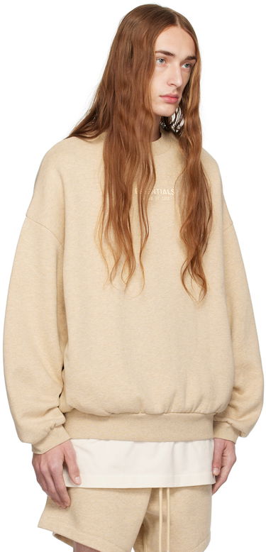 Pleteni pulover Fear of God Fear of God Essentials Crewneck Bež | 192BT232043F, 1