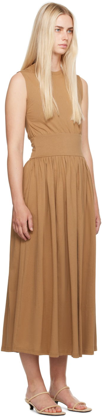 Obleke TOTEME Sleeveless Midi Dress Črna | 242-WRD1783-FB0093, 4