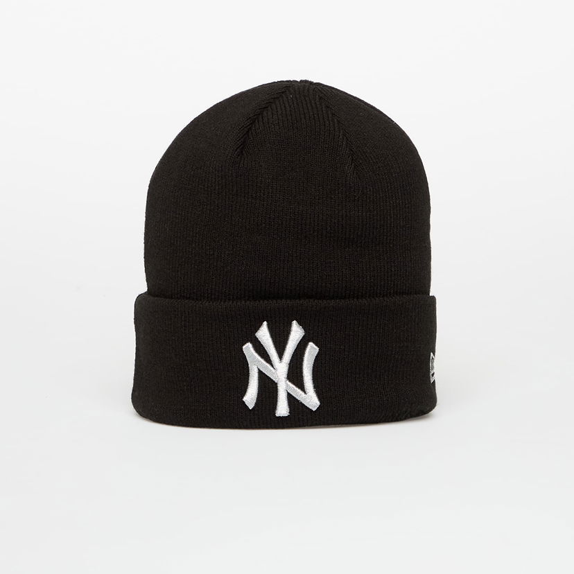 Beanie New Era MLB New York Yankees Metallic Knit Beanie Medium Črna | 60691271